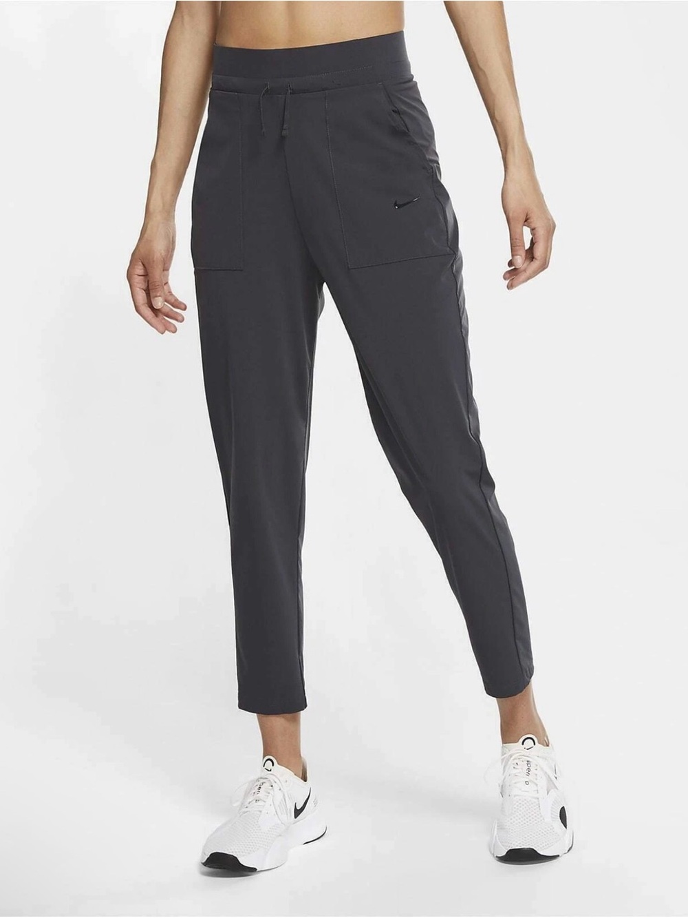 Womens Nike Flex Bliss Luxe 7/8 Training Pants Dark Smoke Gray